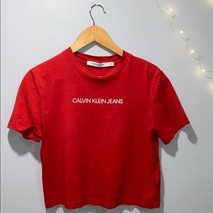 Calvin Klein Cropped Tee